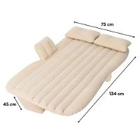 Colchão Cama Inflável Para Carro Com Bomba Elétrica 12v Vg Plus Bege - 6