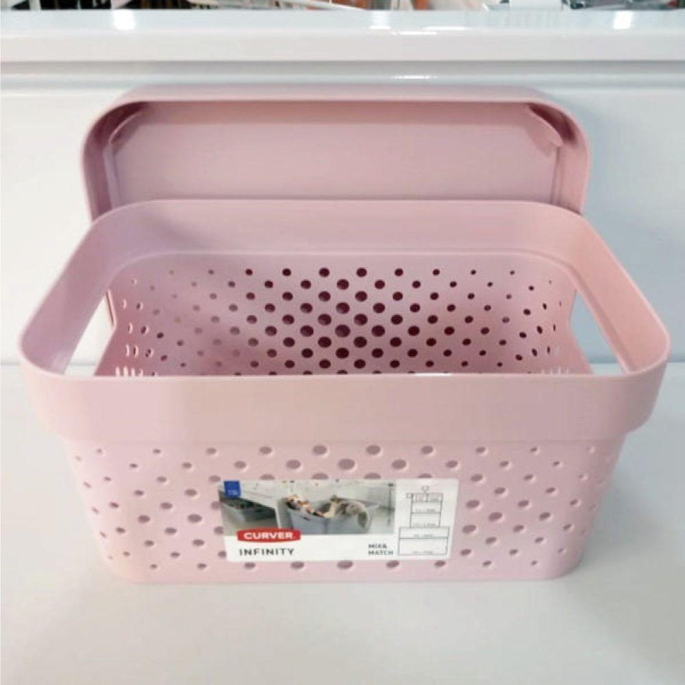 Cesto Organizador Modular Infinity 4.5 Litros Curver Pink Keter - 2