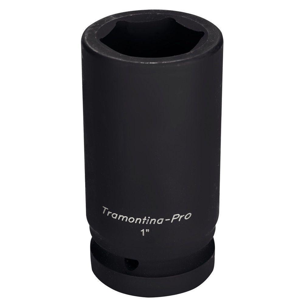 Soquete De Impacto Sextavado Longo Em Aço Cromo Molibdênio 38 Mm - Encaixe 1'' Pro - 1