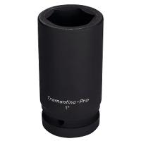 Soquete De Impacto Sextavado Longo Em Aço Cromo Molibdênio 38 Mm - Encaixe 1'' Pro - 1