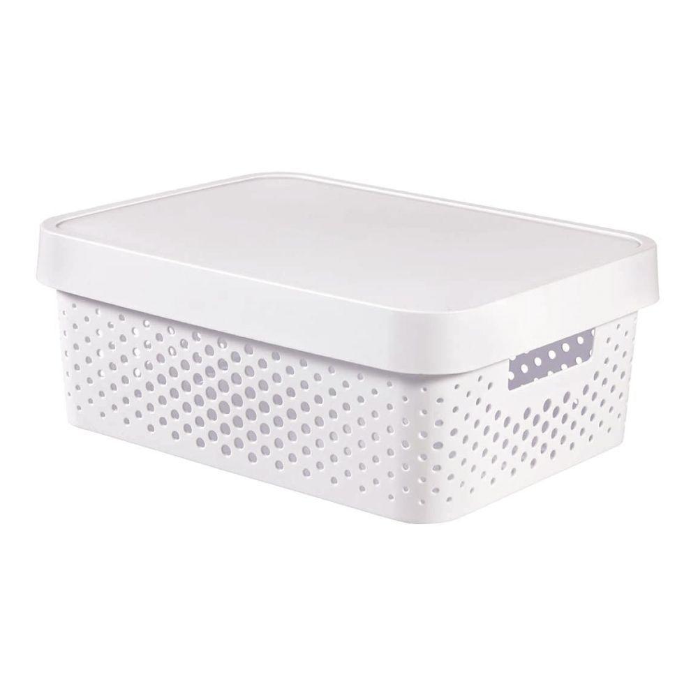 Cesto Organizador Modular Infinity 4.5 Litros Curver Branco Keter - 1