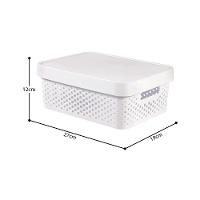 Cesto Organizador Modular Infinity 4.5 Litros Curver Branco Keter - 4