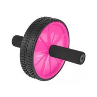 Roda Para Exercício Abdominal Lombar Exercise Wheel Rosa - Liveup - 1