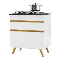 Balcão para Cooktop 70cm 1 Porta 1 Gaveta Multimóveis Branco - 1