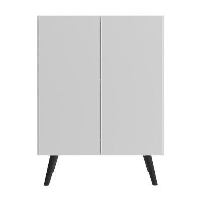Gabinete Banheiro 2 Portas Retrô 63cm Multimóveis preto
