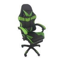 Cadeira Gamer Stillus Ergonômica Com Apoio Para Os Pés Preto Verde - 1