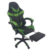 Cadeira Gamer Stillus Ergonômica Com Apoio Para Os Pés Preto Verde - 5