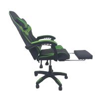 Cadeira Gamer Stillus Ergonômica Com Apoio Para Os Pés Preto Verde - 6