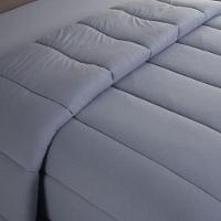 Edredom Minimal King Super Macio Malha 100% Algodão 01 Peça - Cinza - 2