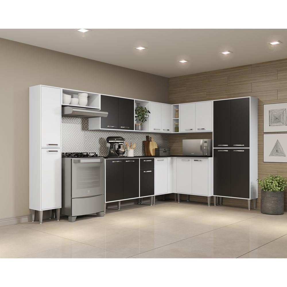 Cozinha Completa Armário e Balcão Xangai Rock Multimóveis - 7