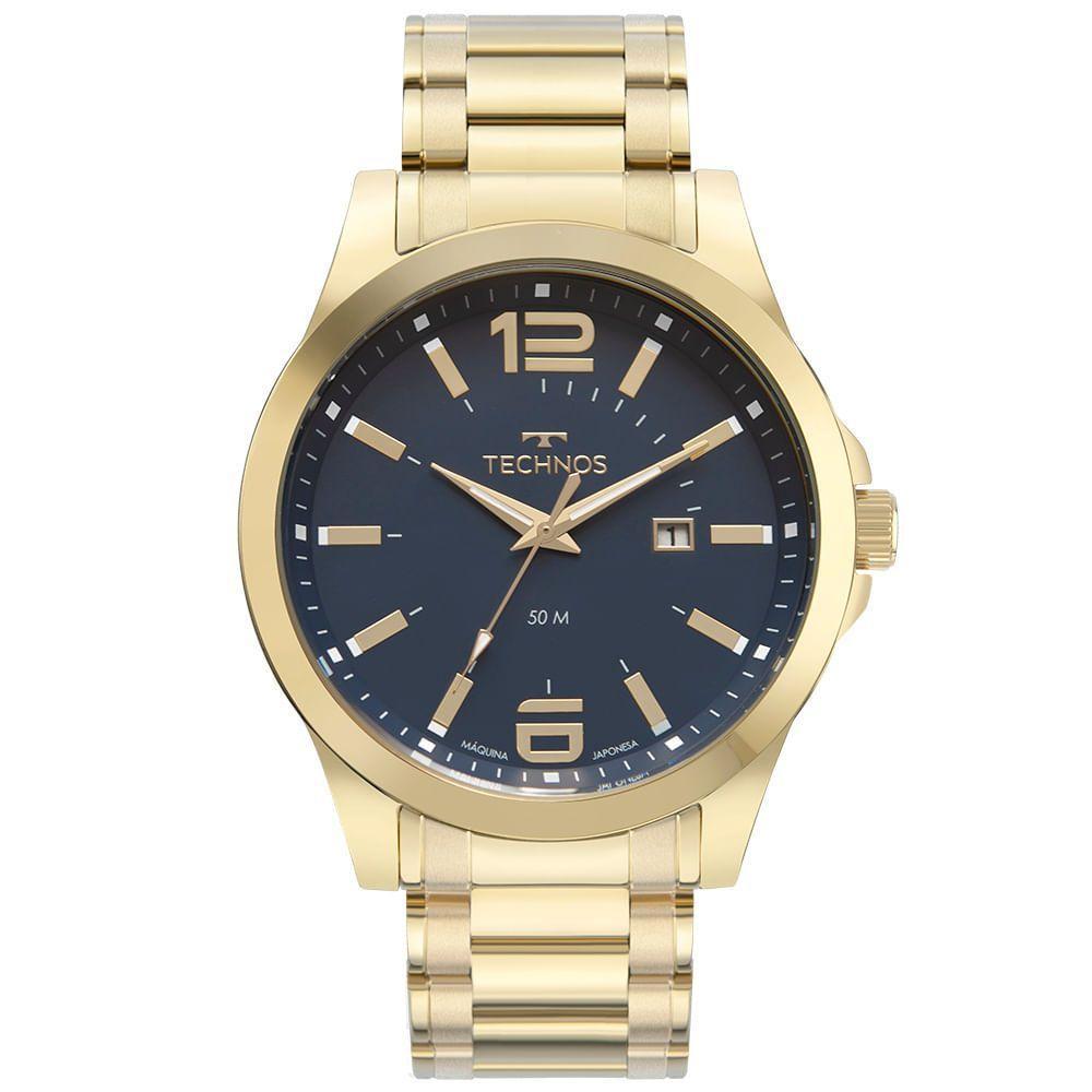 Relógio Technos Masculino Racer Dourado - 2115mzv/1a 2115mzv/1a - 1