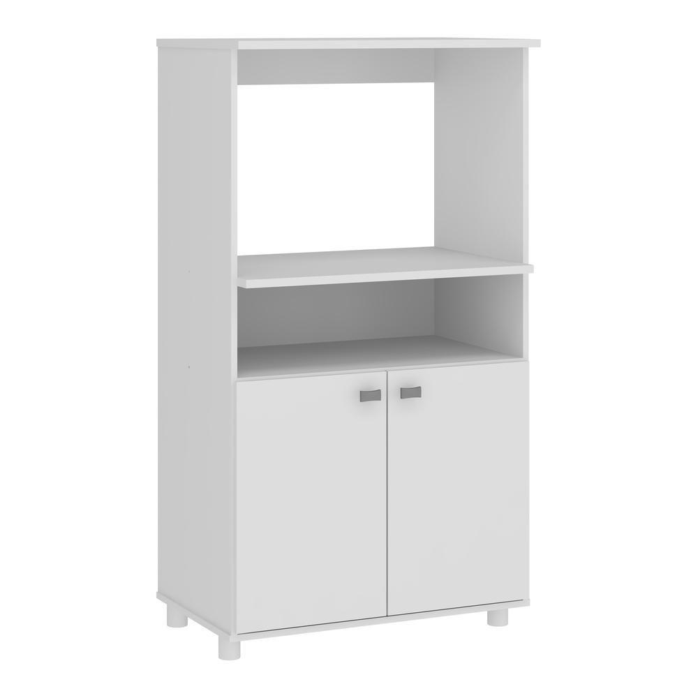 Armário Multimóveis Multiuso para Forno Microondas Branco - 1