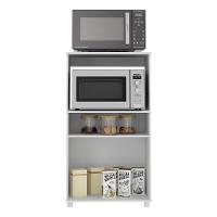Armário Multimóveis Multiuso para Forno Microondas Branco