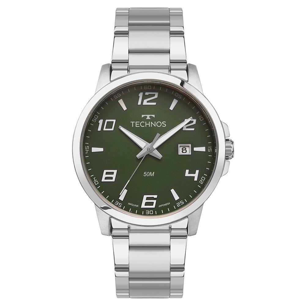 Relógio Technos Masculino Racer Prata - 2315lat/1v Relógio Technos Masculino Racer Basico Prata - 2315lat/1v - 1
