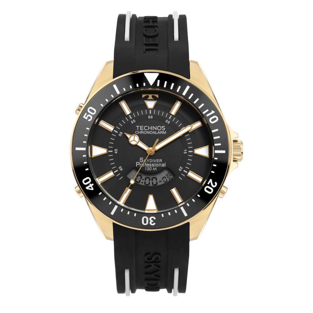 Relógio Technos Masculino Skydiver Dourado - Wt2050ah/2p Wt2050ah/2p - 1