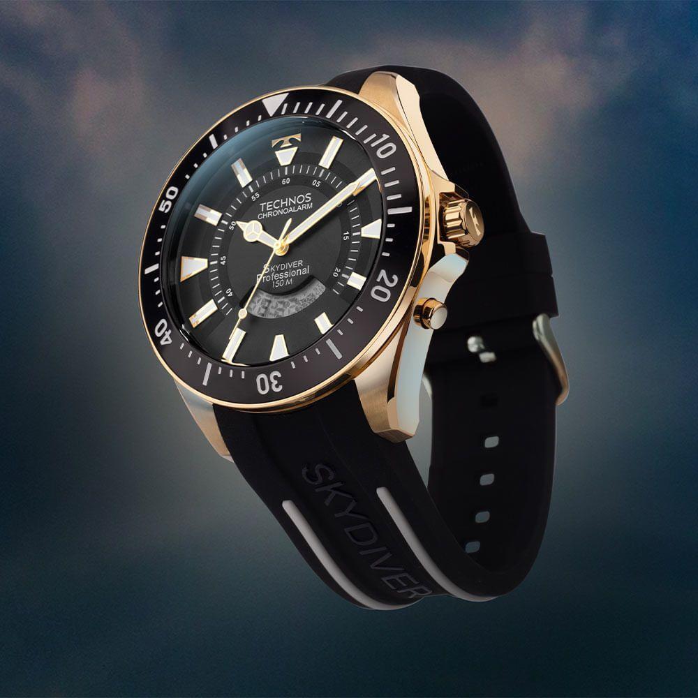 Relógio Technos Masculino Skydiver Dourado - Wt2050ah/2p Wt2050ah/2p - 2