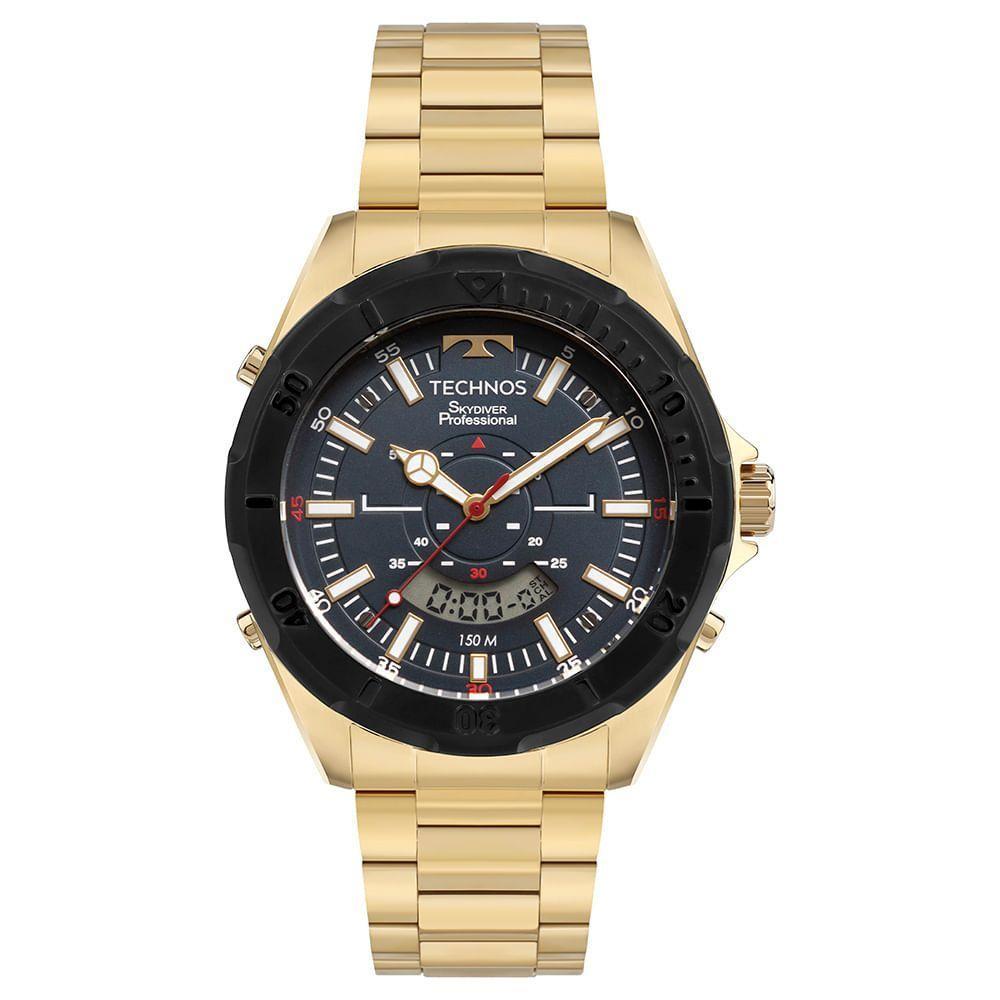 Relógio Technos Masculino Skydiver Dourado - Wt2050am/1a Wt2050am/1a - 1