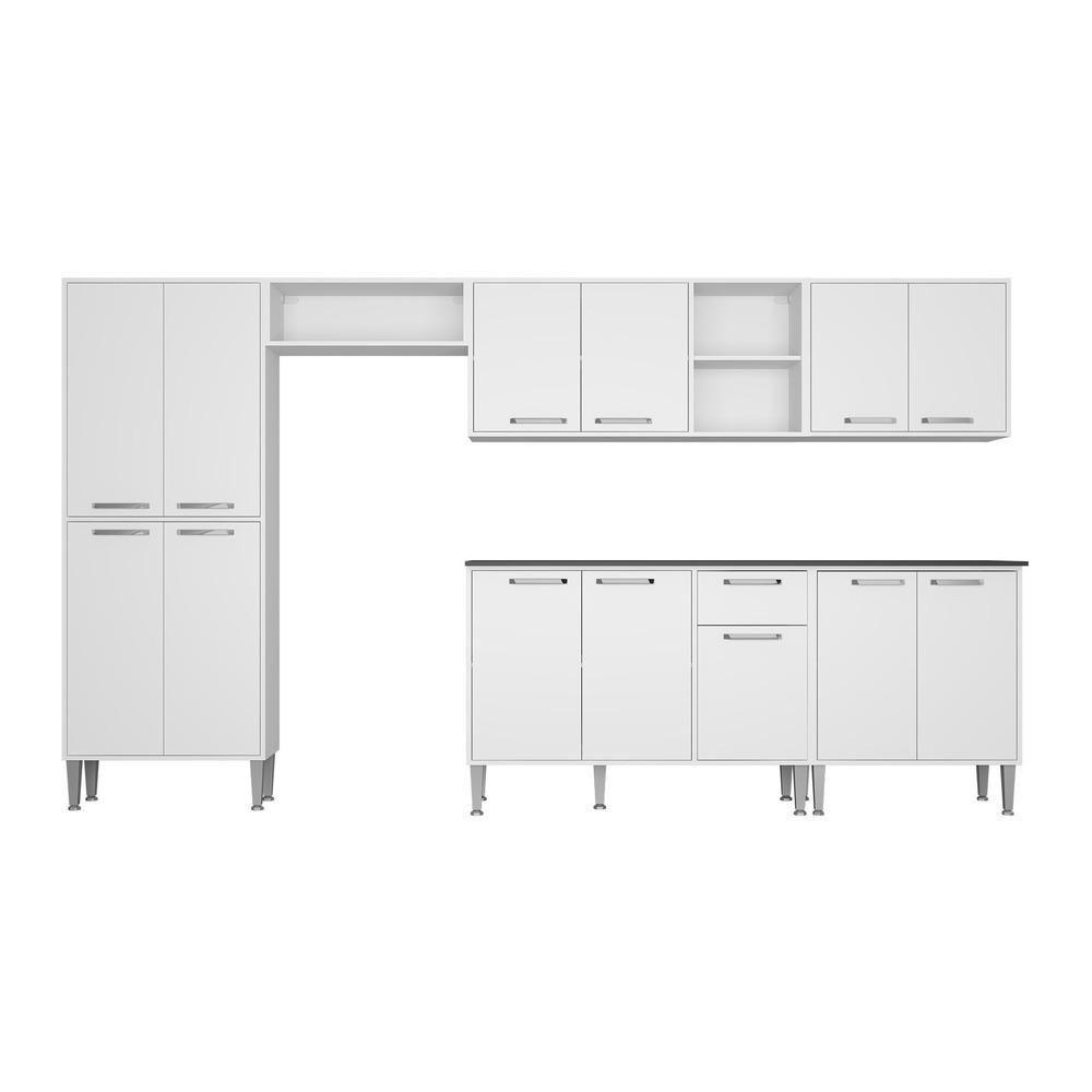 Cozinha Completa Armário e Balcão Xangai Jazz Multimóveis - 4