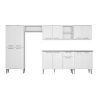 Cozinha Completa Armário e Balcão Xangai Jazz Multimóveis