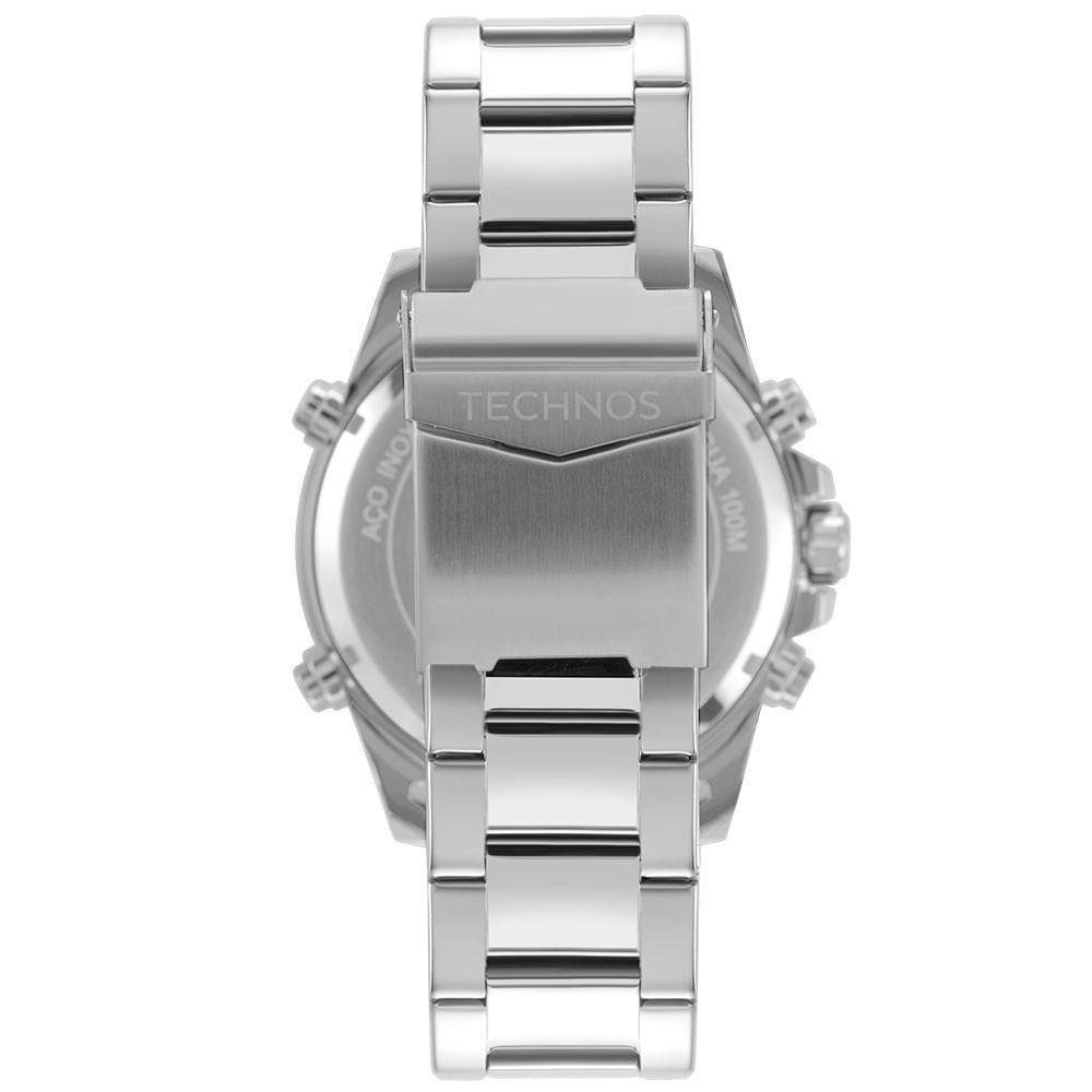 Relogio Technos Masculino Digitech Prata - W23721aac/1p Relogio Technos Masculino Ts Digitech Prata - W23721aac/1p - 3