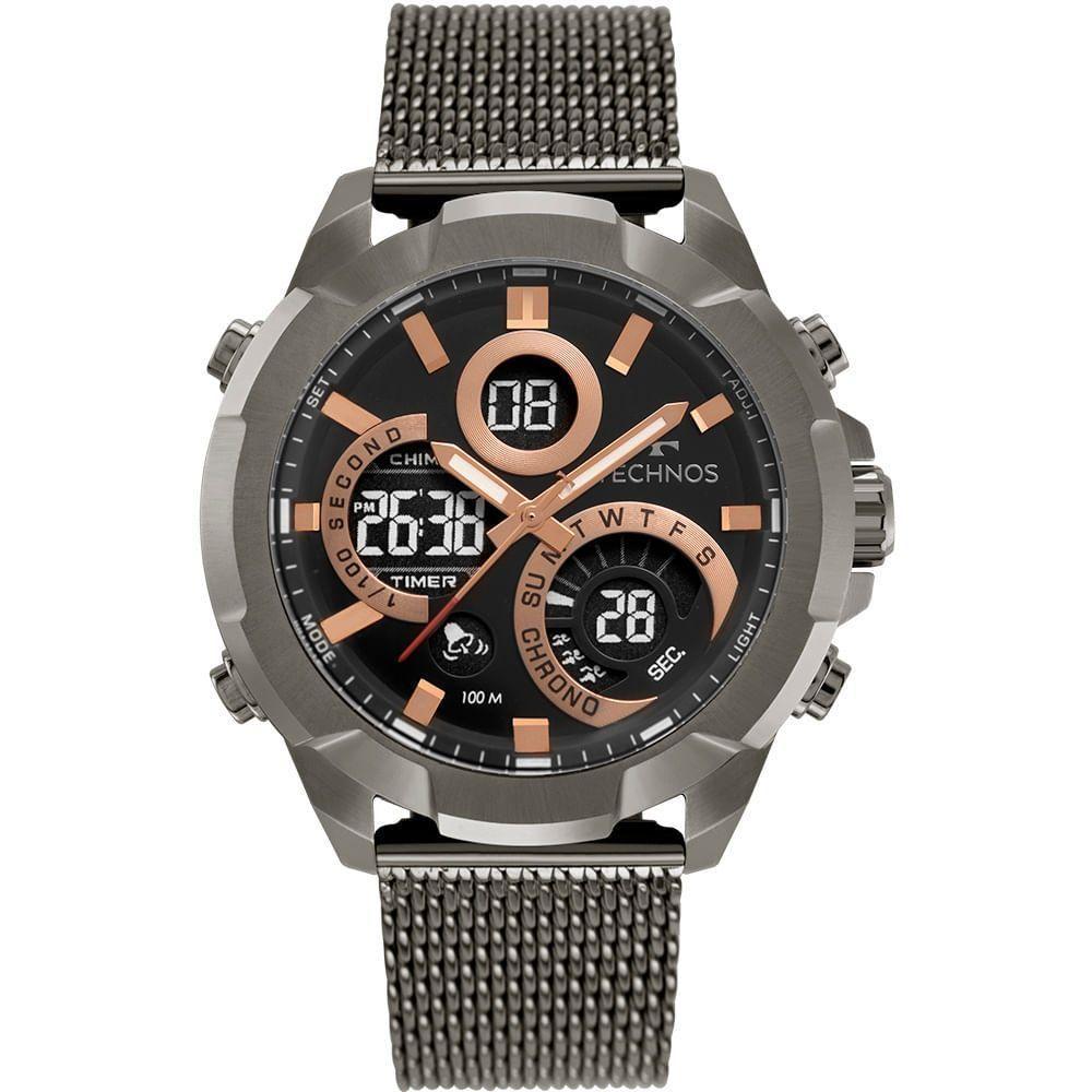 Relógio Technos Masculino Digitech Grafite - W23721aab/1p W23721aab/1p - 1