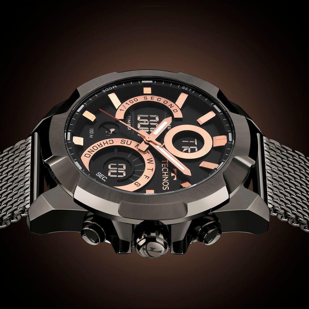Relógio Technos Masculino Digitech Grafite - W23721aab/1p W23721aab/1p - 4