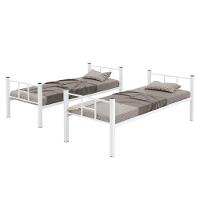 Beliche Solteiro Padr&atilde;o A&ccedil;o Vira 2 Cama Escada Grade Prote&ccedil;&atilde;o &lrm; Branco - 5
