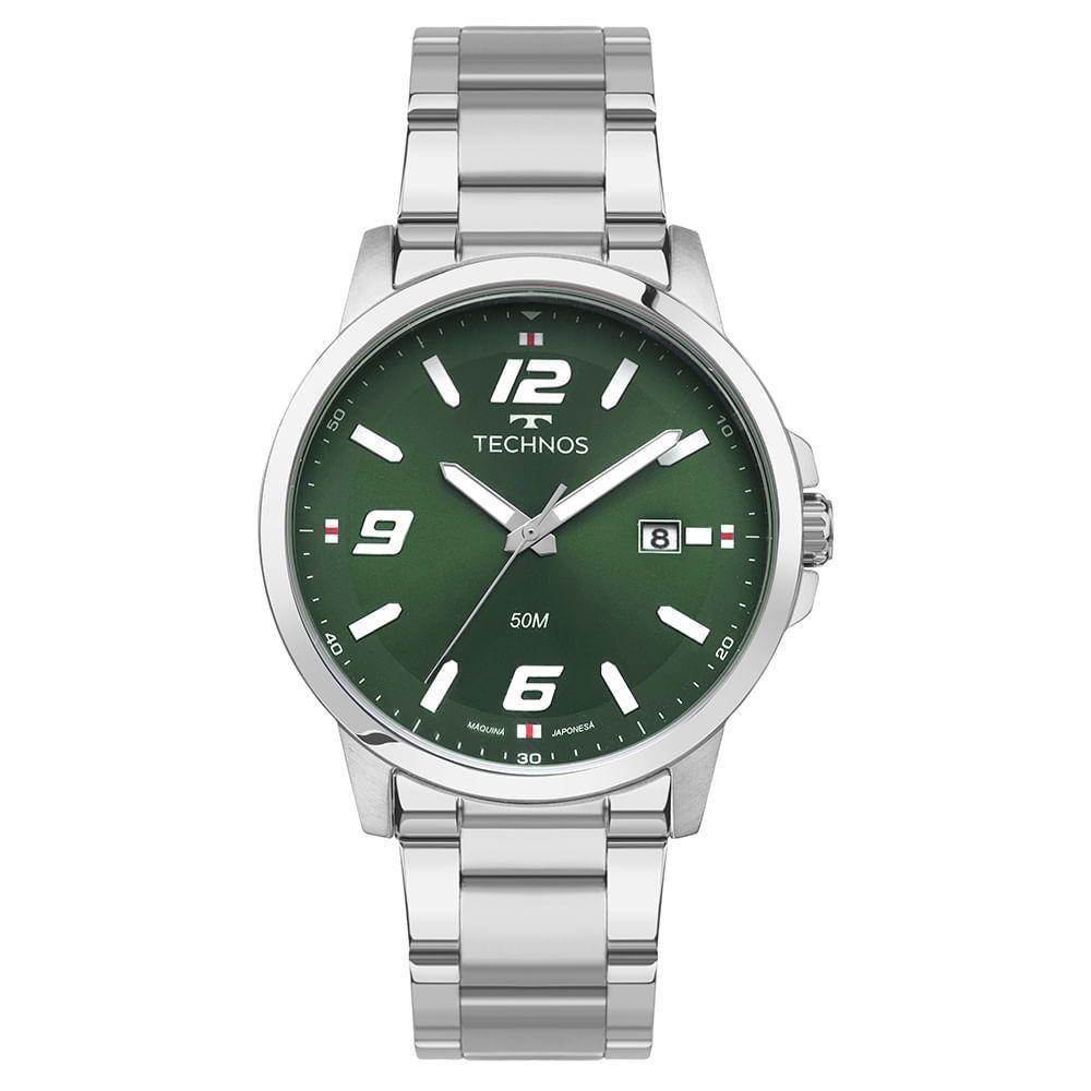 Relógio Technos Masculino Racer Prata - 2315lav/1v Relógio Technos Masculino Racer Basico Prata - 2315lav/1v - 1