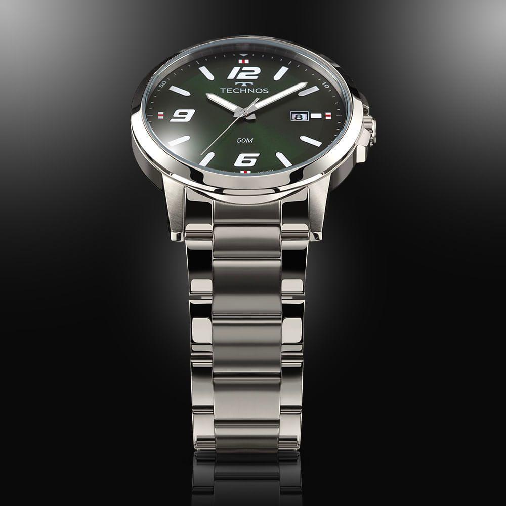 Relógio Technos Masculino Racer Prata - 2315lav/1v Relógio Technos Masculino Racer Basico Prata - 2315lav/1v - 4