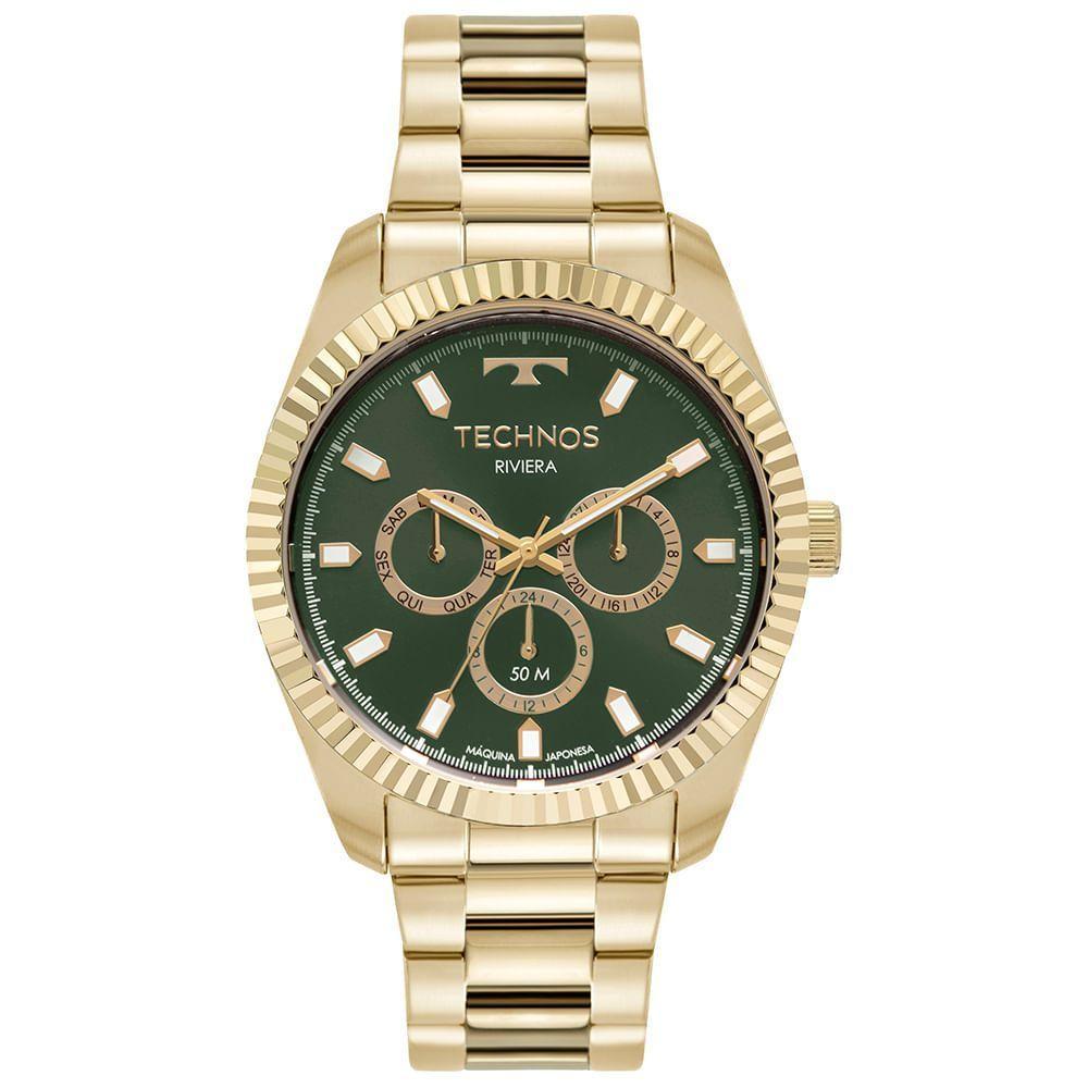Relógio Technos Masculino Riviera Dourado - 6p79bz/1v 6p79bz/1v - 1