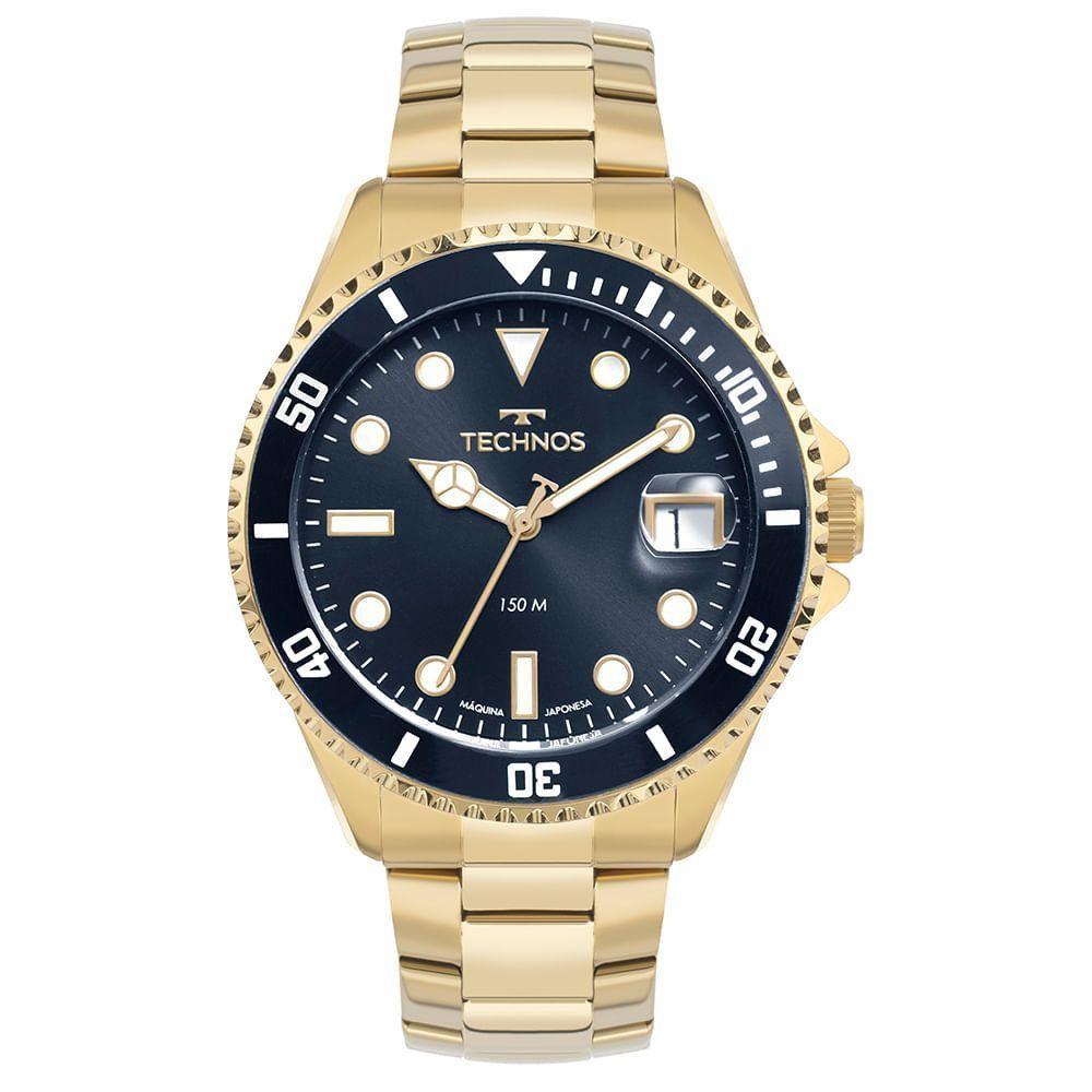 Relógio Technos Masculino Acqua Dourado - 2415dw/1a 2415dw/1a - 1