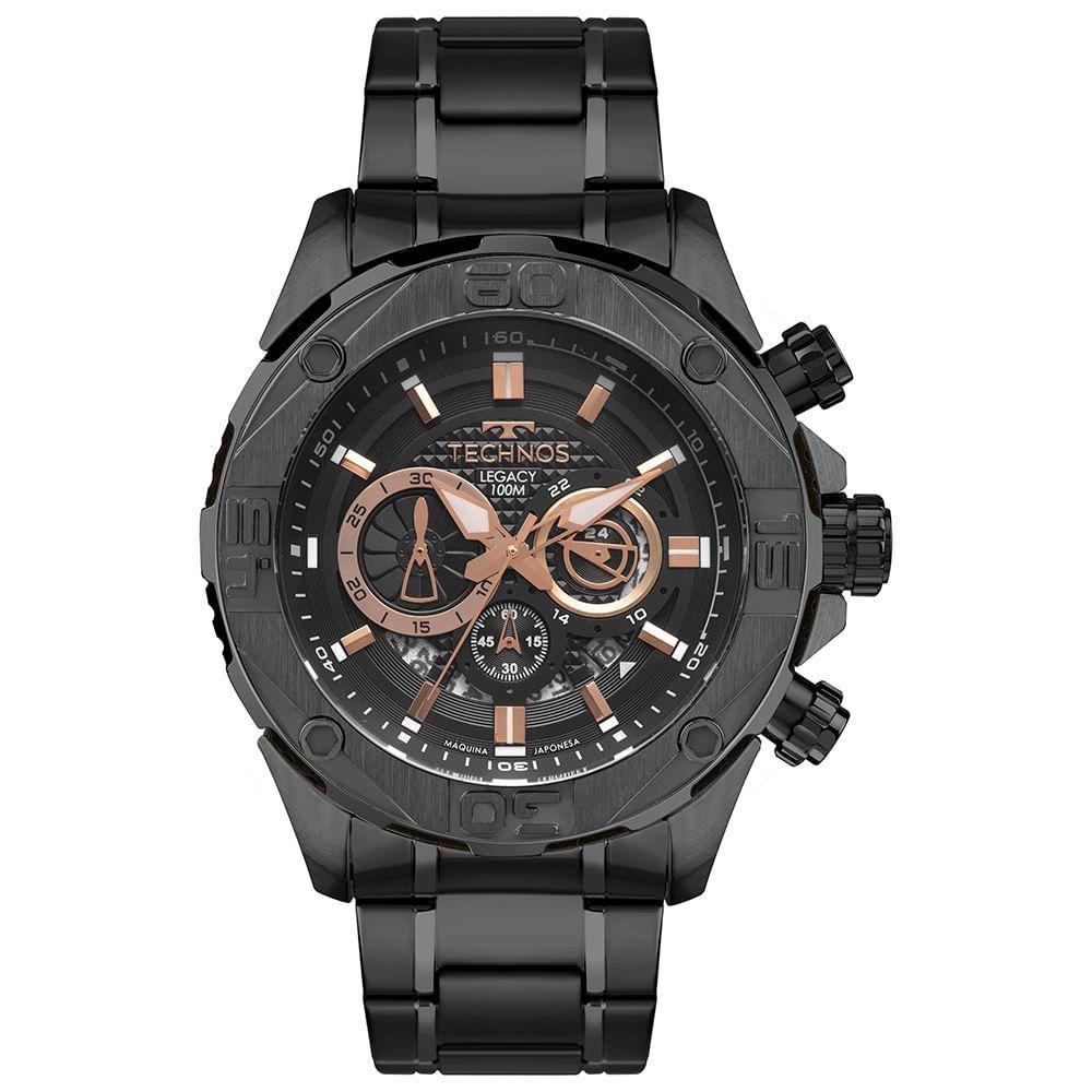 Relógio Technos Masculino Legacy Grafite - Js25bca/1p Js25bca/1p - 1