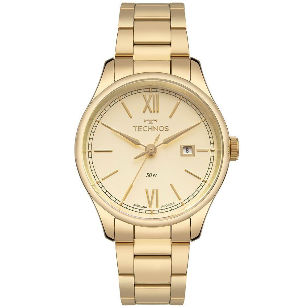 Relógio Technos Masculino Executive Dourado - 2115tyy/1x 2115tyy/1x - 1