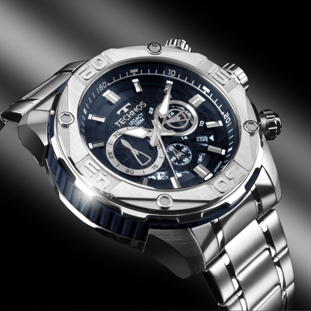 Relógio Technos Masculino Legacy Prata - Js25bbz/1a Js25bbz/1a - 3