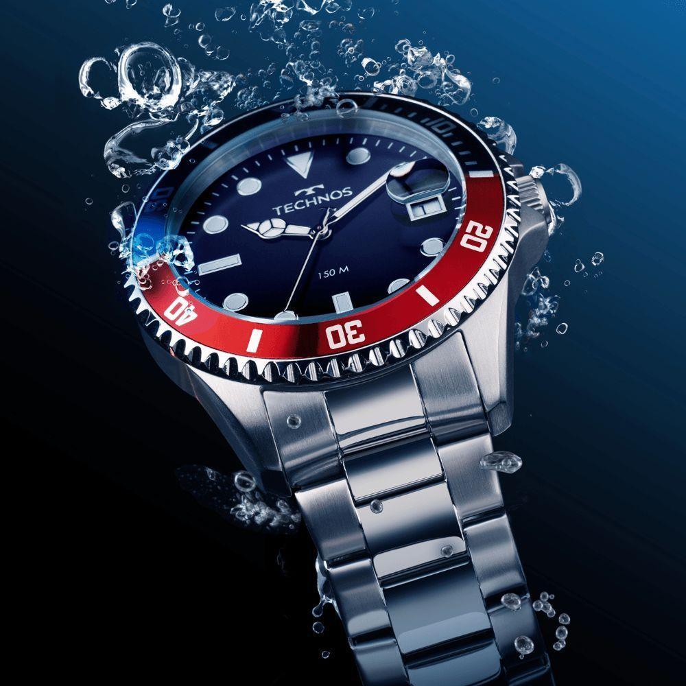 Relógio Technos Masculino Acqua Prata - 2415dz/1p 2415dz/1p - 4