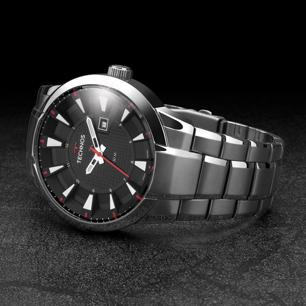 Relógio Technos Masculino Skymaster Prata - 2117ldb/1p 2117ldb/1p - 2