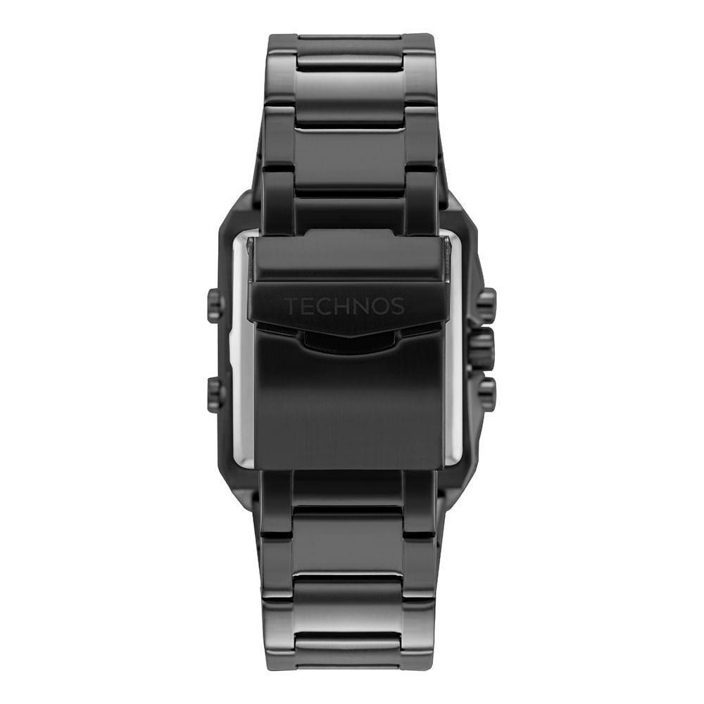 Relógio Technos Masculino Digitech Preto - Bj3758ac/1a Relógio Technos Masculino Ts Digiana Preto - Bj3758ac/1a - 3