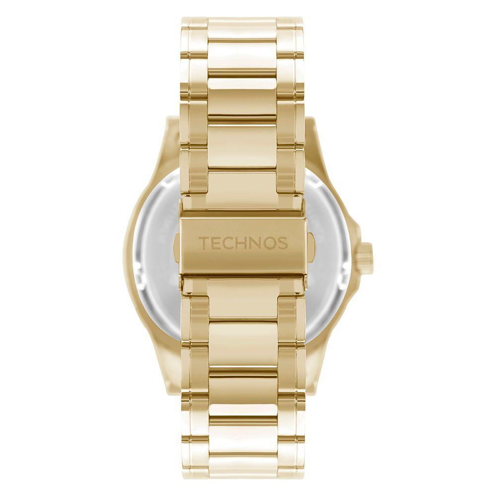Relógio Technos Masculino Racer Dourado - 2115uah/1p Relógio Technos Masculino Racer Basico Dourado - 2115uah/1p - 3