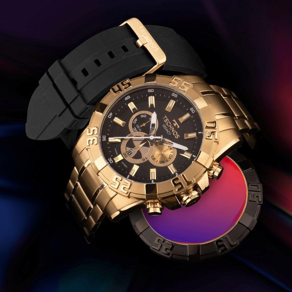 Relógio Technos Masculino Legacy Dourado - Os2abz/1p Os2abz/1p - 5