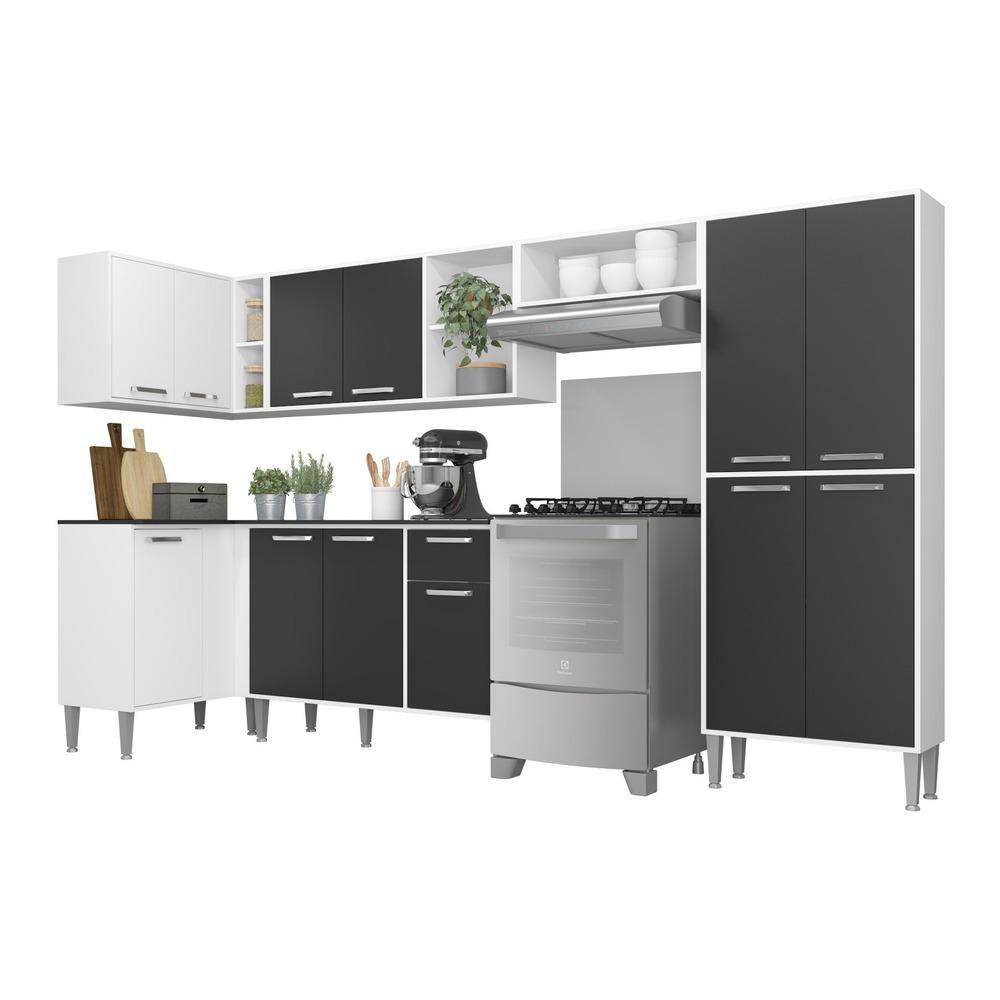 Cozinha Completa Armário e Balcão Xangai Zouk Multimóveis - 1