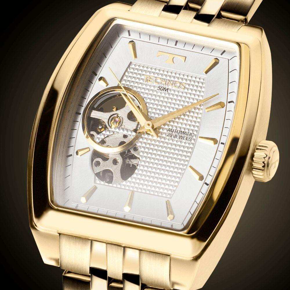 Relógio Technos Masculino Automatico Dourado - G3265ay/1c G3265ay/1c - 4