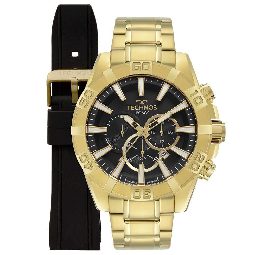 Relógio Technos Masculino Legacy Dourado - Js26aet/t1p Js26aet/t1p - 1