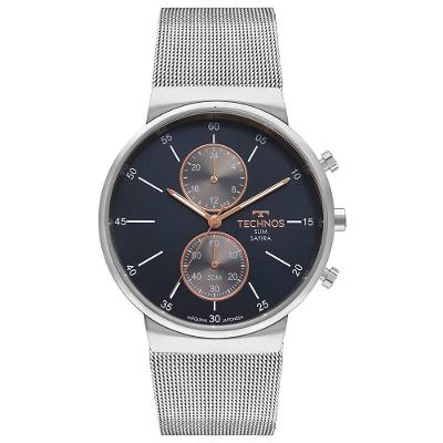 Relógio Technos Masculino Slim Prata - Vd36ab/1a Vd36ab/1a