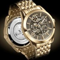 Relógio Technos Masculino Automático Dourado - 8215at/1p 8215at/1p - 2