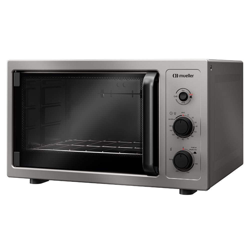 Forno Elétrico De Bancada Mueller 50L Com Grill MFB50B Titânio 220V - 4