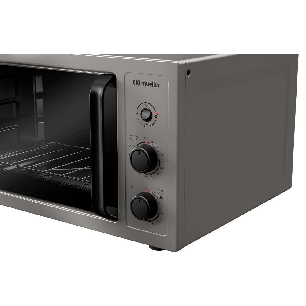 Forno Elétrico De Bancada Mueller 50L Com Grill MFB50B Titânio 220V - 5