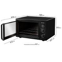 Forno Elétrico De Bancada Mueller 50L Com Grill MFB50B Preto 220V - 8