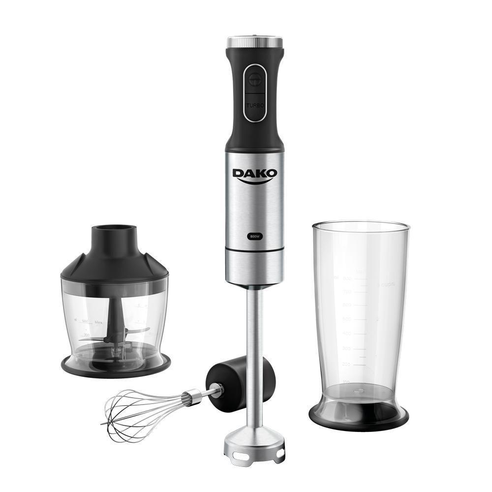 Mixer Dako 3 Em 1 800W Função Turbo Preto E Inox 110V - 5