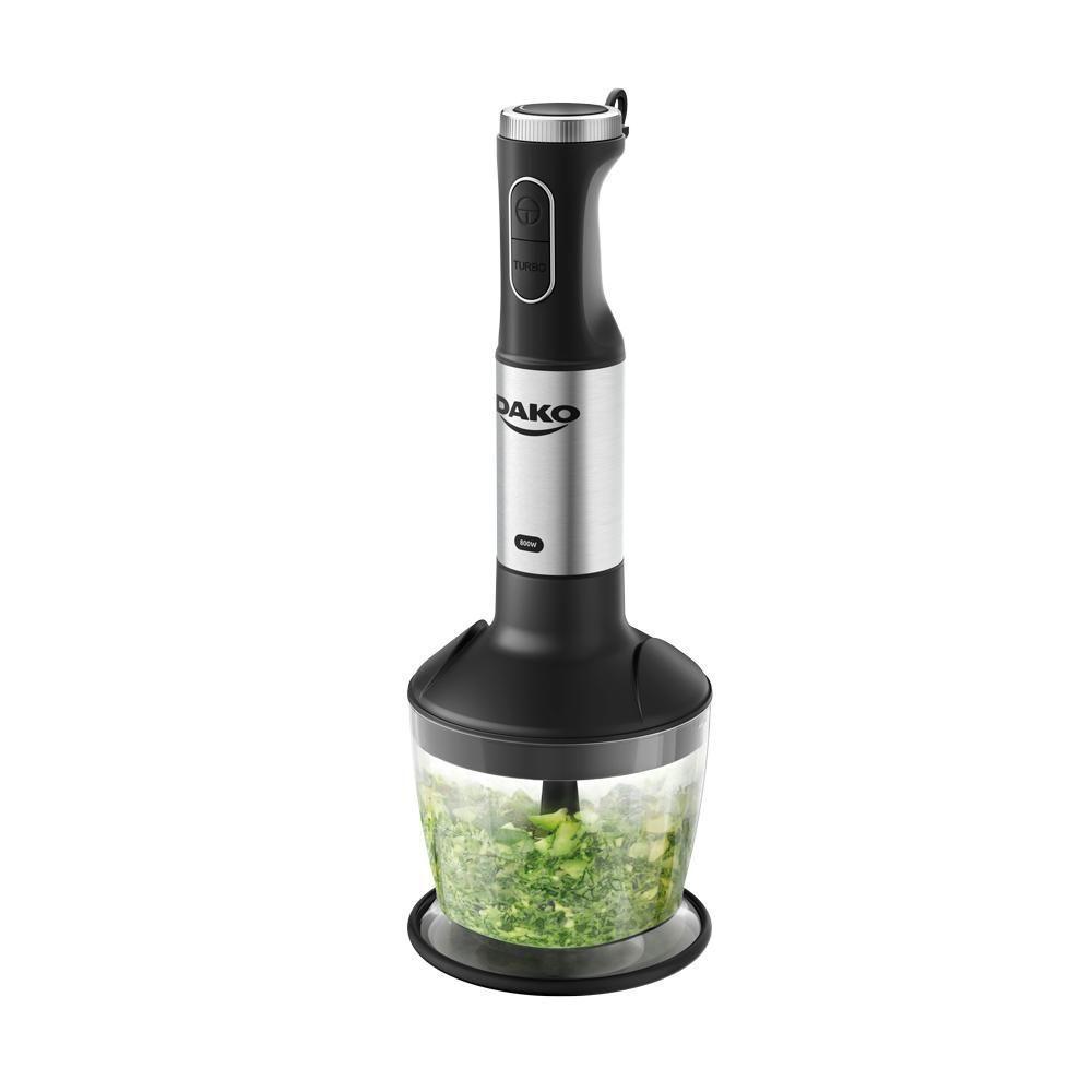 Mixer Dako 3 Em 1 800W Com Função Turbo Preto E Inox 220V - 2