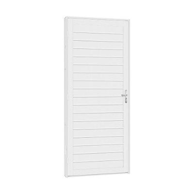 Porta De Aço Lambri Light 71x215 R50 Abertura Esquerda Branco